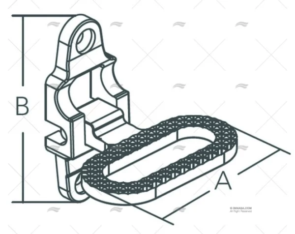 PELDAÑO MASTIL PLEGABLE INOX SS316 MARINE TOWN
