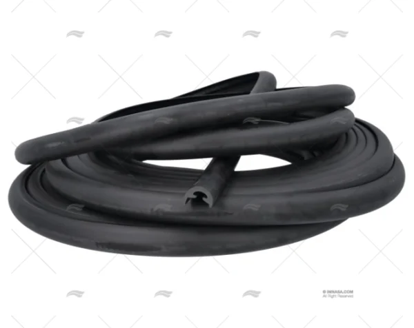 PERFIL PVC RADIAL R 40 NEGRO 24m TESSILMARE