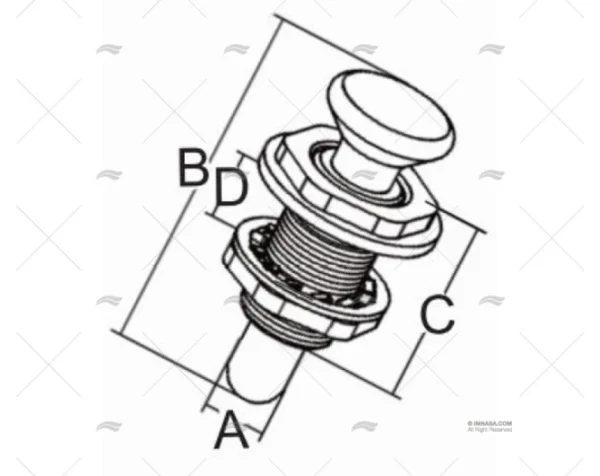 PESTILLO INOX 316 MARINE TOWN