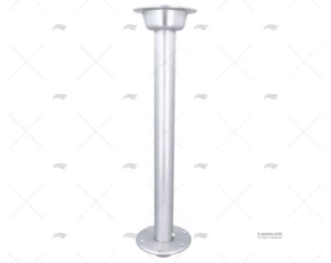 PIE MESA ALUM.ANODI 680mm C/BASE ALUM. IMNASA