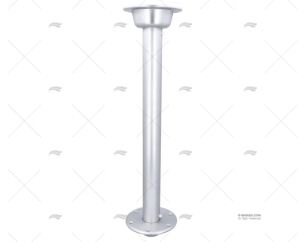 PIE MESA ALUM.ANODI 680mm C/BASE ALUM. IMNASA