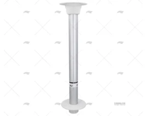 PIE MESA ALUM.ANODI 680mm C/BASE PVC IMNASA