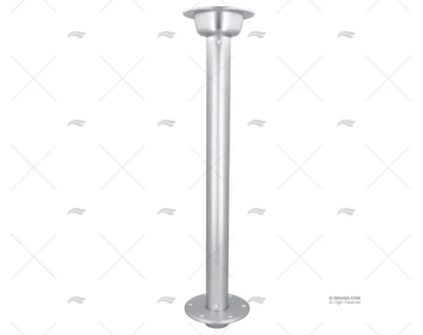 PIE MESA ALUM.ANODI 760mm C/BASE ALUM. IMNASA