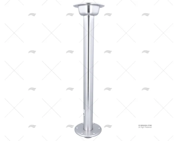 PIE MESA ALUM.ANODI 760mm C/BASE ALUM. IMNASA