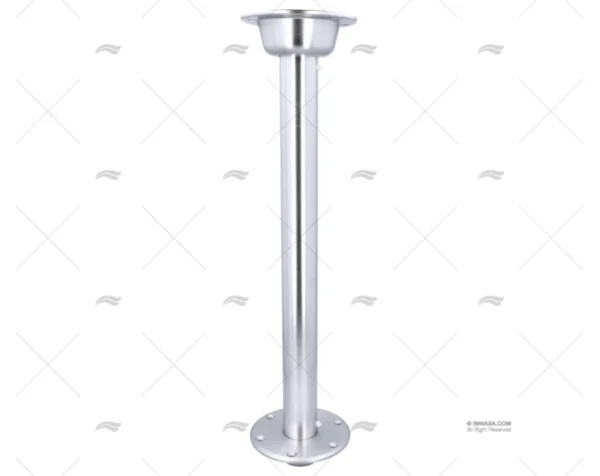 PIE MESA ALUM.BRILL 680mm C/BASE ALUM. IMNASA