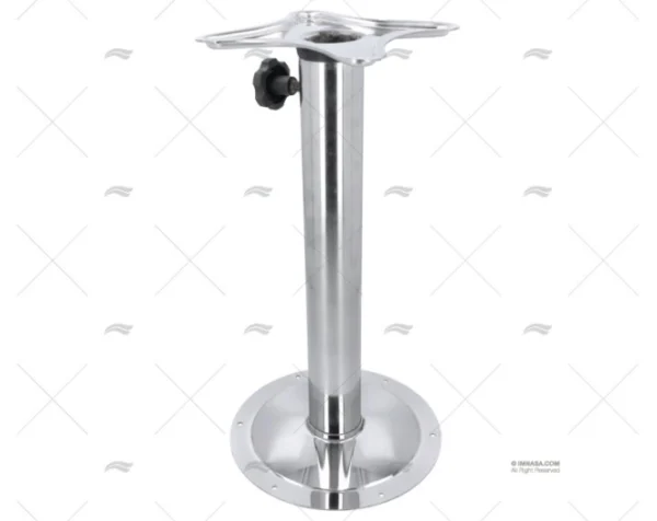 PIE MESA INOX 450-650mm BASE 230mm