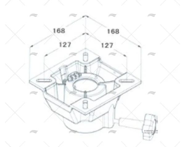 PIE SUELTO MAN BASE 228 300-400mm+BASE S IMNASA