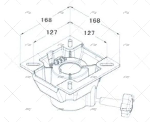PIE SUELTO MAN BASE 305 300-400mm+BASE S IMNASA