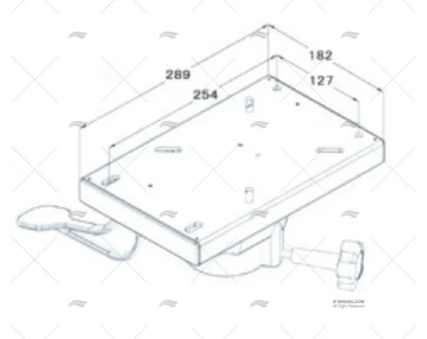 PIE SUELTO MAN BASE 305 300-400mm+BASE S IMNASA
