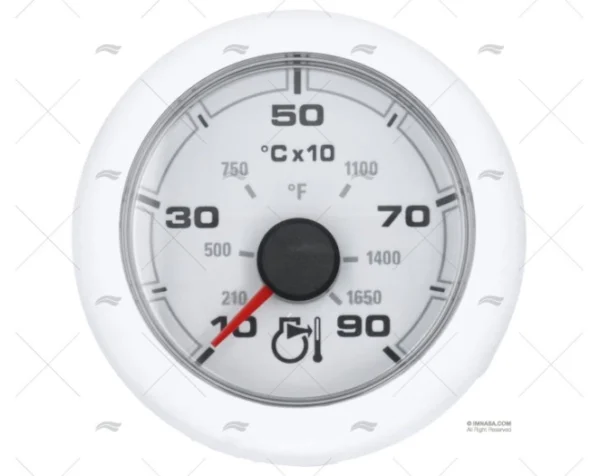 PIROMETRO OL 900º 12/24V 52mm BLAN