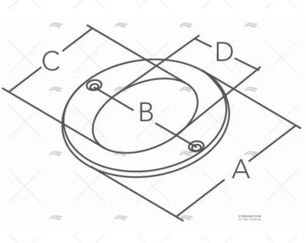 PLACA INOX ALMACENAMIENTO PORTACAÑAS SS3 MARINE TOWN