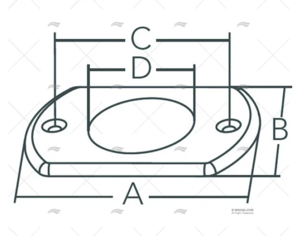 PLACA INOX ALMACENAMIENTO PORTACAÑAS SS3 MARINE TOWN