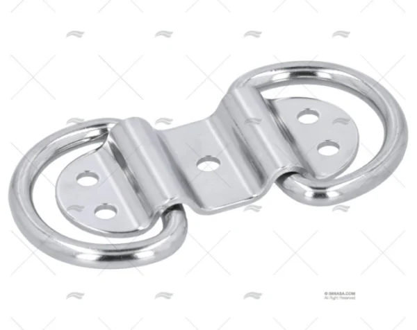 PLATINA C/ANILLA INOX SS 304 76X32mm