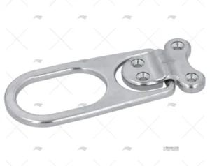 PLATINA C/ANILLA LARGO INOX SS 316 45X45