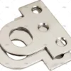 PLATINA RECTA INOX SS 304 2-1/8" 2U