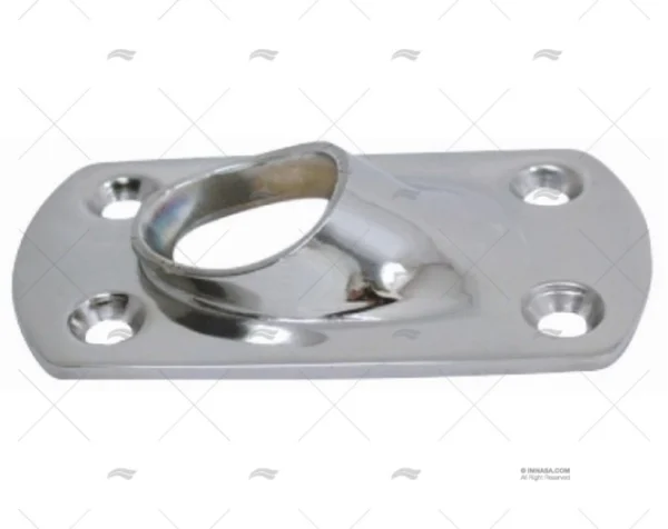 PLATINA RECTANGULAR INOX SS 316 45º MARINE TOWN