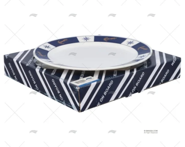 PLATO LLANO MELAMINA 6pcs