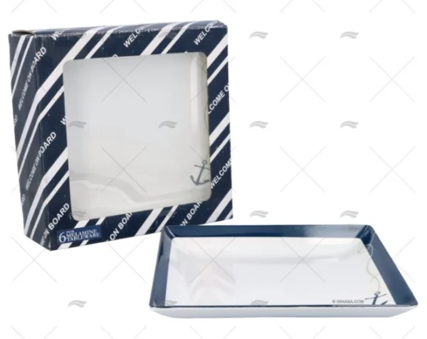 PLATO POSTRE MELAMINA 6pcs