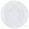 PLATO SOPA MELAMINA BLANCO ANTIDES. 6pcs