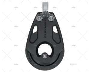 POLEA CONTROL SIMPLE 40mm NEGRA LEWMAR