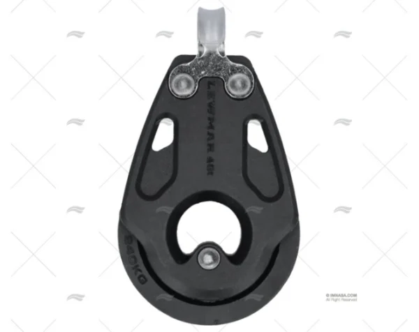 POLEA CONTROL SIMPLE 40mm NEGRA LEWMAR