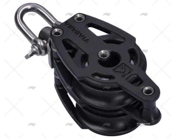 POLEA DOBLE C/ARRAIGO 10mm GIRATORIA VIADANA