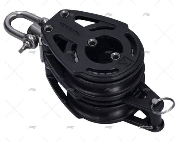 POLEA DOBLE C/ARRAIGO 12mm GIRATORIA VIADANA