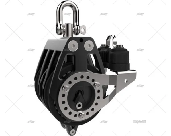 POLEA RACING TRIPLE 80MM CON ARRAIGO/MOR LEWMAR