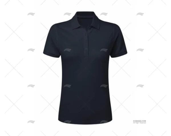 POLO PIQUE MUJER AZUL M