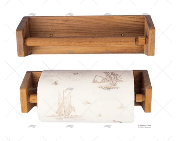 PORTAROLLOS TECA 330x95x95mm ARC MARINE