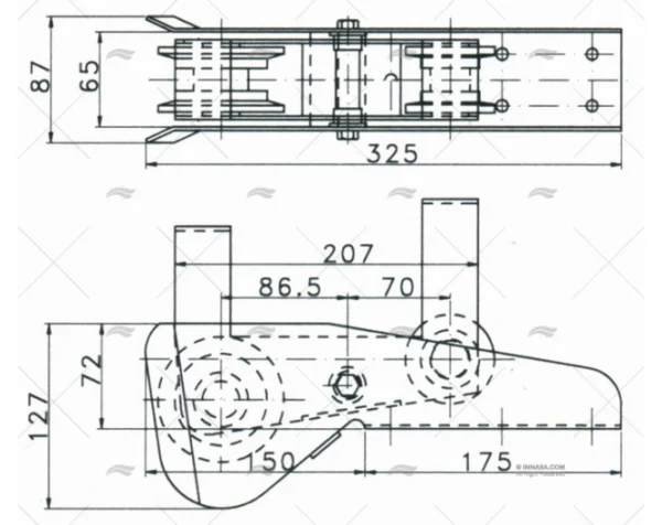 PUNTERA INOX SS 304 325mm