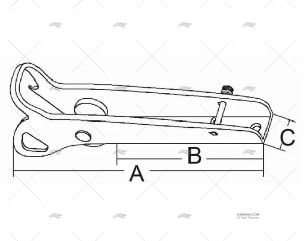 PUNTERA INOX SS 316 P/ANCLA ORCA 10Kg MARINE TOWN