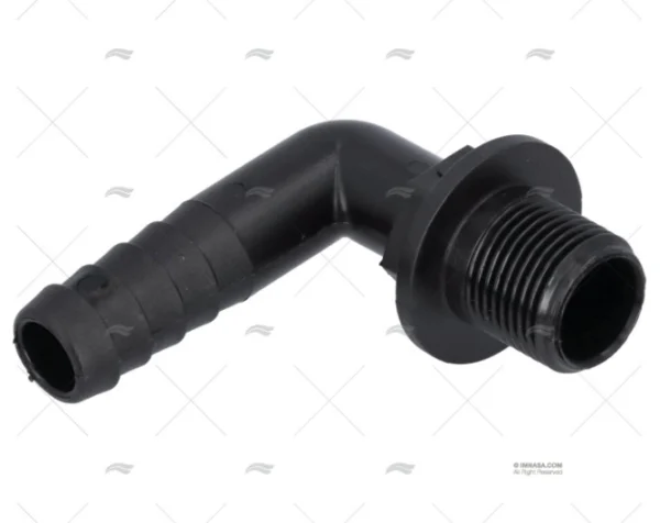 RACORD 3/8 PVC DEPOSITO 90º TUBO D.12mm