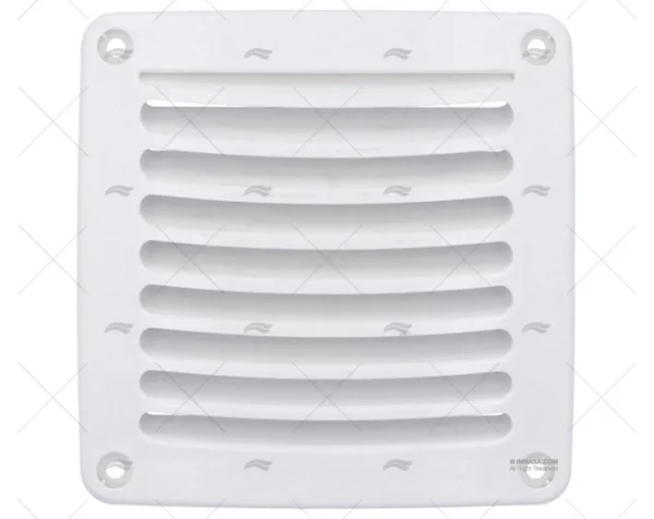 REJILLA ABS BLANCO 118X118mm