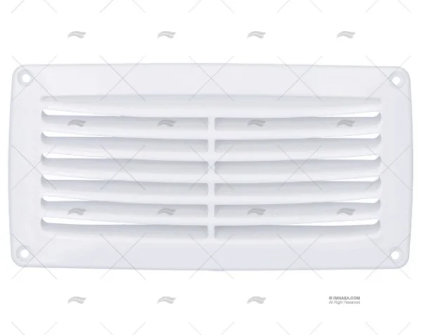 REJILLA ABS BLANCO 206X106mm