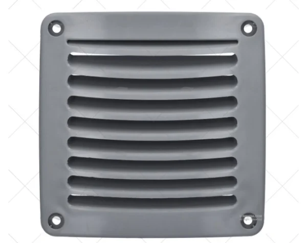 REJILLA ABS GRIS 118X118mm