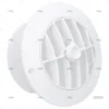 REJILLA AIRE PVC 100MM REDONDA BLANCA