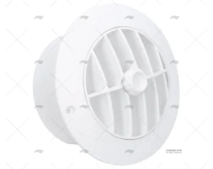 REJILLA AIRE PVC 100MM REDONDA BLANCA