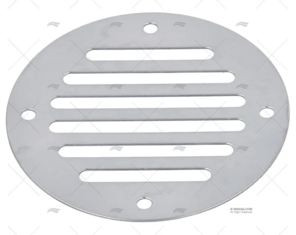 REJILLA PLANA INOX DIAM 83mm