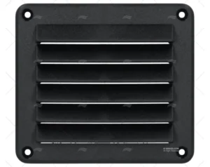 REJILLA PLASTICO NEGRA 140mm