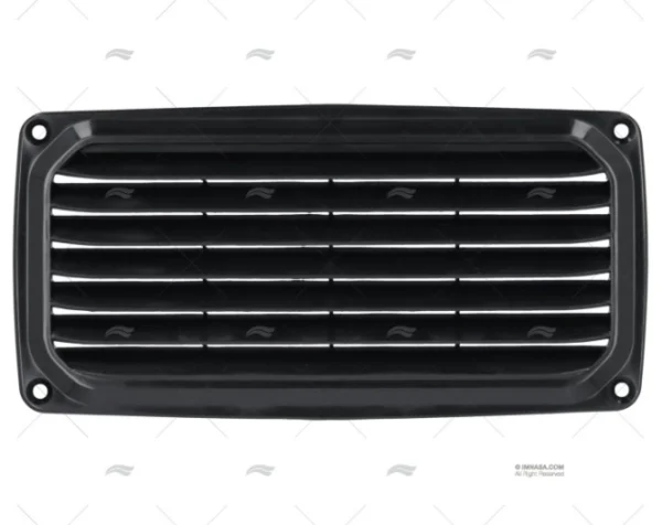 REJILLA PLASTICO NEGRA 201mm