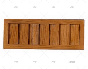 REJILLA VENTILACION TECA 350x128mm ARC MARINE