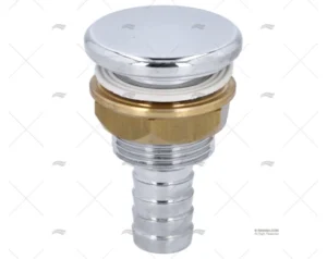 RESPIRADERO LATON CROMADO 16mm