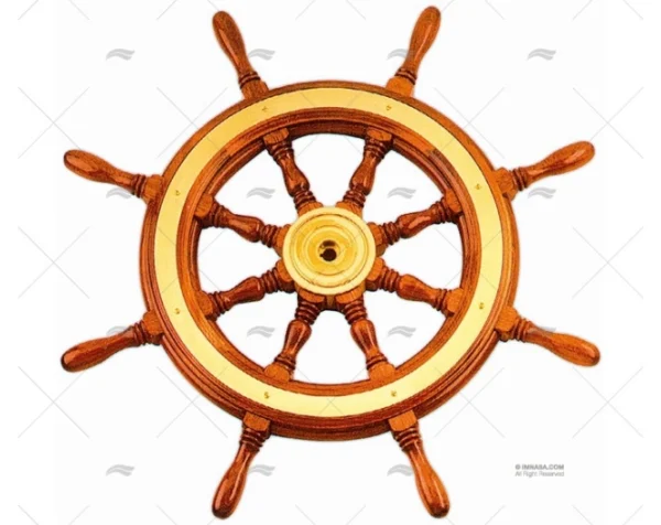 RUEDA TIMON 300mm 8R MADERA EMBELL. SAVORETTI ARMANDO