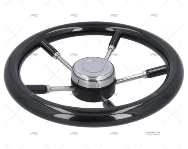 RUEDA TIMON 350mm 5R AZUL.LOCK CARBONO/ SAVORETTI ARMANDO