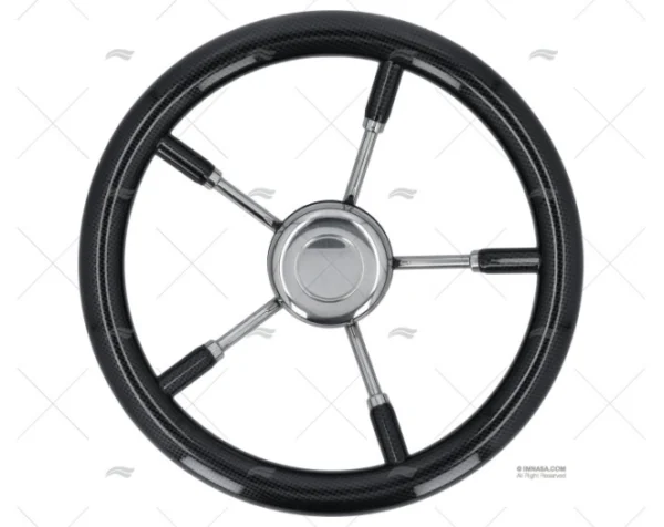 RUEDA TIMON 350mm 5R AZUL.LOCK CARBONO/ SAVORETTI ARMANDO