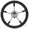 RUEDA TIMON 350mm 5R POLI.NEGRO/INOX SAVORETTI ARMANDO