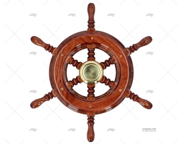 RUEDA TIMON 370mm 8R MADERA SAVORETTI ARMANDO