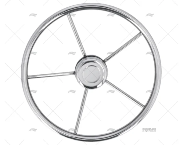 RUEDA TIMON 380mm 5R INOX SAVORETTI ARMANDO