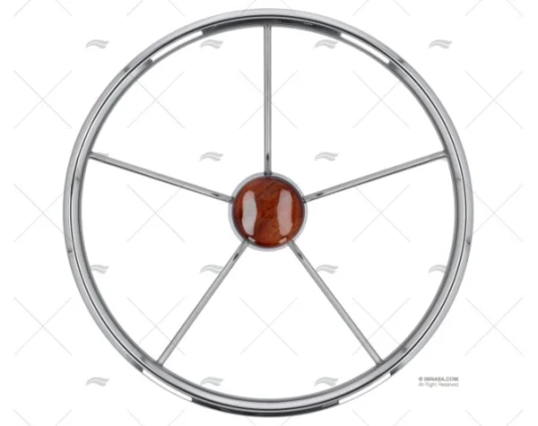 RUEDA TIMON 400mm 5R INOX SAVORETTI ARMANDO